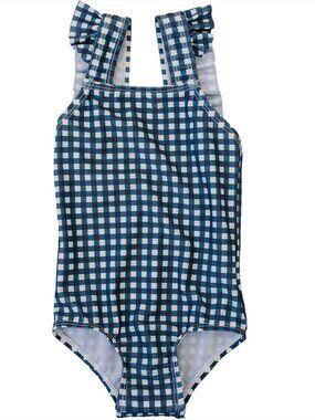 Mebie Baby Gingham One-Piece Suit